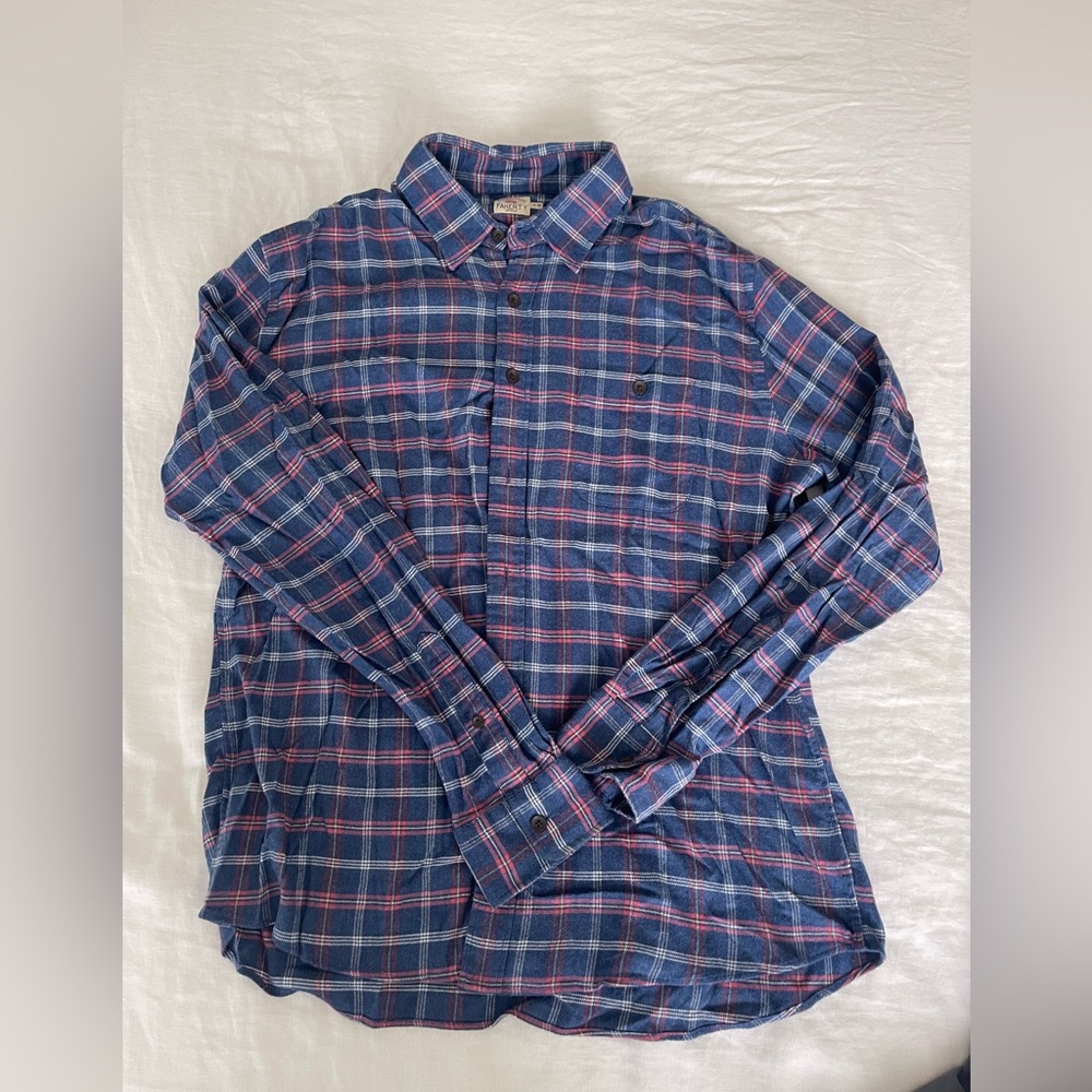 Faherty flannel button down